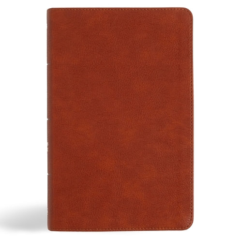 NASB Single-Column Personal Size Bible, Burnt Sienna Leathertouch