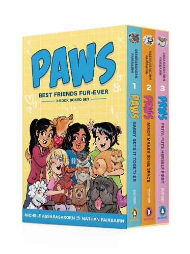 PAWS: Best Friends Fur-Ever Boxed Set (Books 1-3): Gabby Gets It Together, Mindy Makes Some Space, Priya Puts Herself First (A Graphic Novel Boxed Set) (Paws - Best Friends Fur-ever, 1-3