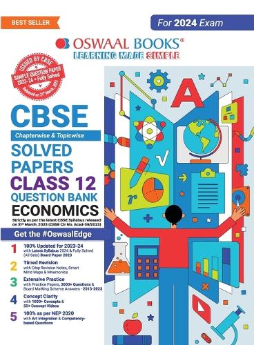 Oswaal Cbse Chapterwise Solved Papers 2023-2014 Economics Class 12th