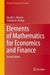Elements of Mathematics for Economics and Finance