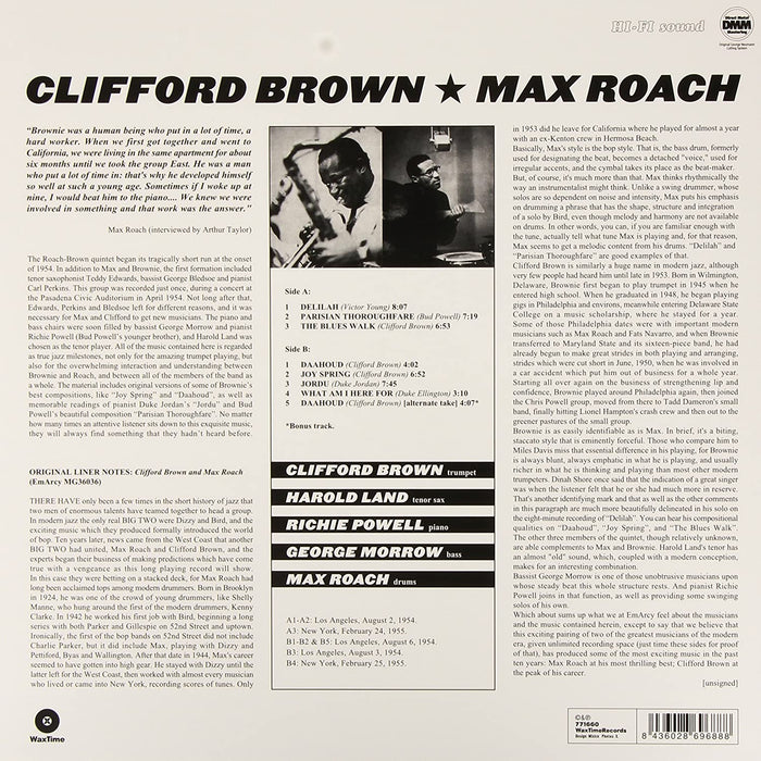 Clifford Brown & Max Roach