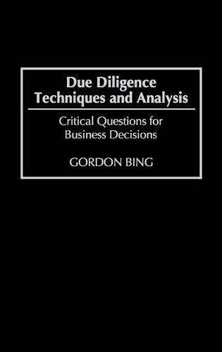 Due Diligence Techniques and Analysis