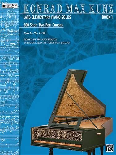 200 Short 2-Part Canons, Op. 14, Bk 1 (Nos. 1-100)