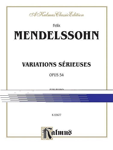 Variations sérieuses, Op. 54