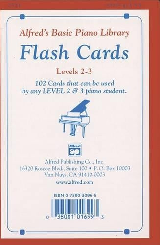Alfred's Basic Piano Library Flash Cards 2-3