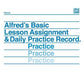 Lesson Assignment & Daily Practice Record