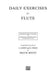Daily Exercises for Flute