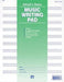 10 Stave Music Writing Pad
