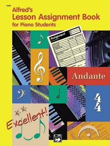 Alfred's Lesson Assignment Book for Piano Students