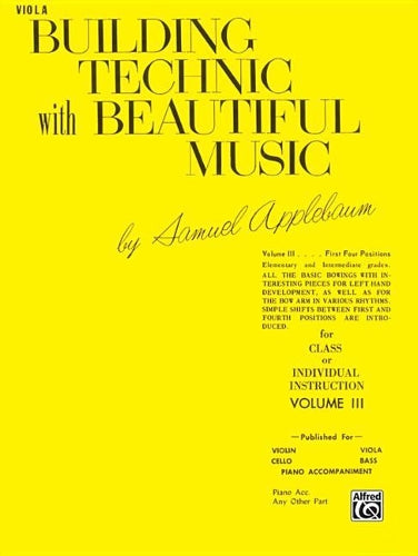 Building Technic With Beautiful Music, Book III