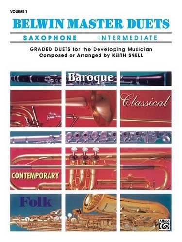 Belwin Master Duets (Saxophone), Vol 1