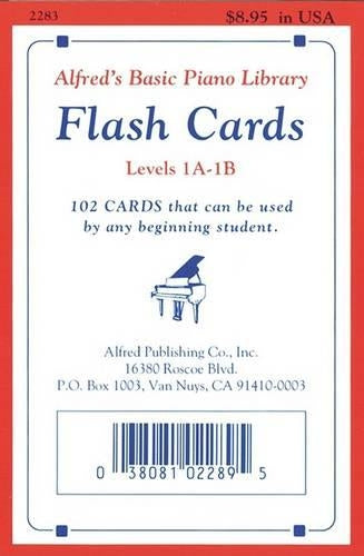 Alfred's Basic Piano Library Flashcards 1A-1B