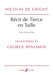 Récit de tierce en taille