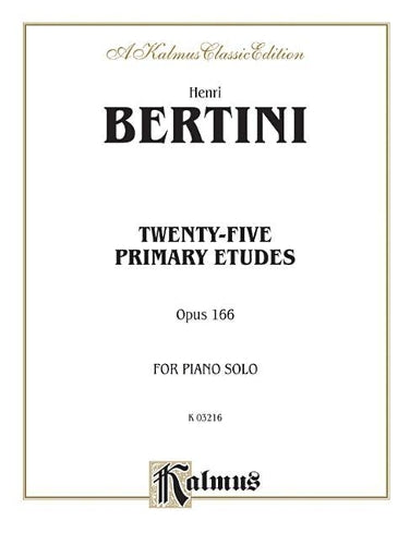 Twenty-five Primary Etudes, Op. 166