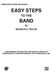 Easy Steps to the Band - Score