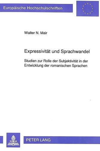 Expressivitaet Und Sprachwandel