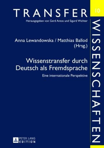 Wissenstransfer Durch Deutsch ALS Fremdsprache
