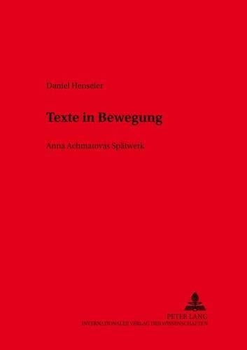 Texte in Bewegung