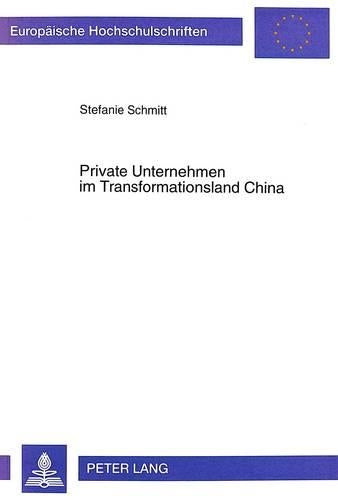 Private Unternehmen Im Transformationsland China