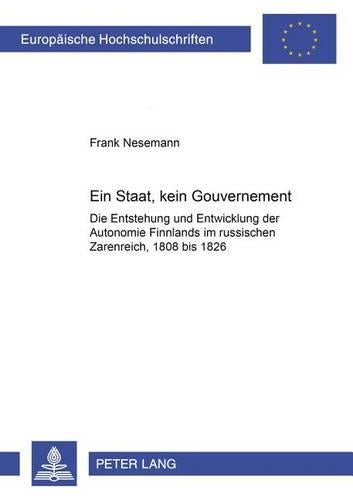 «Ein Staat, Kein Gouvernement»