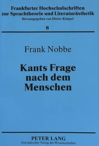 Kants Frage Nach Dem Menschen