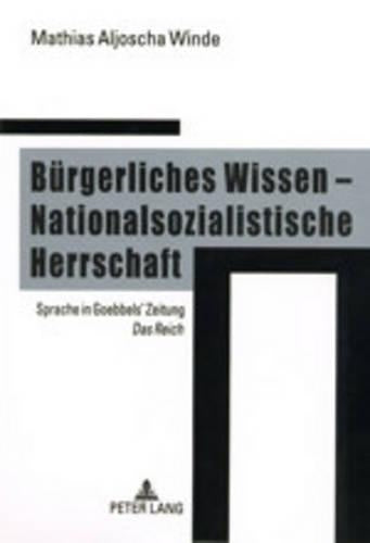 Buergerliches Wissen – Nationalsozialistische Herrschaft