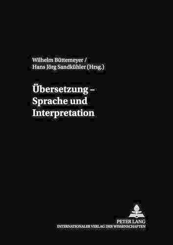 Uebersetzung - Sprache Und Interpretation