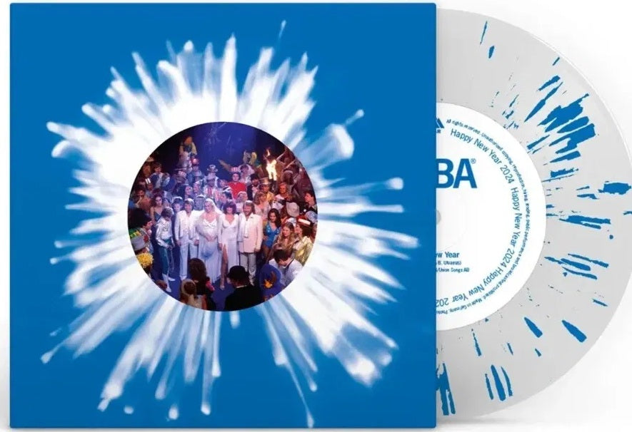Happy New Year - Limited Clear with Blue Splatter