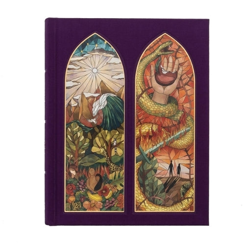 CSB Notetaking Bible, Stained Glass Edition, Amethyst