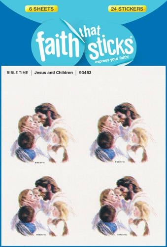 Jesus And Children - Faith That Sticks Stickers