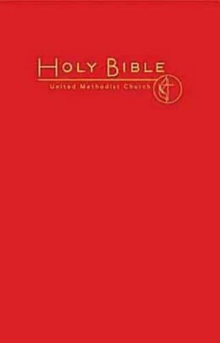 CEB Common English Pew Bible Bright Red UMC Emblem