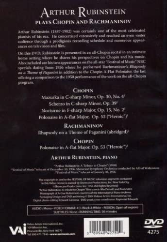 Rubinstein Plays Chopin and Rachmaninov