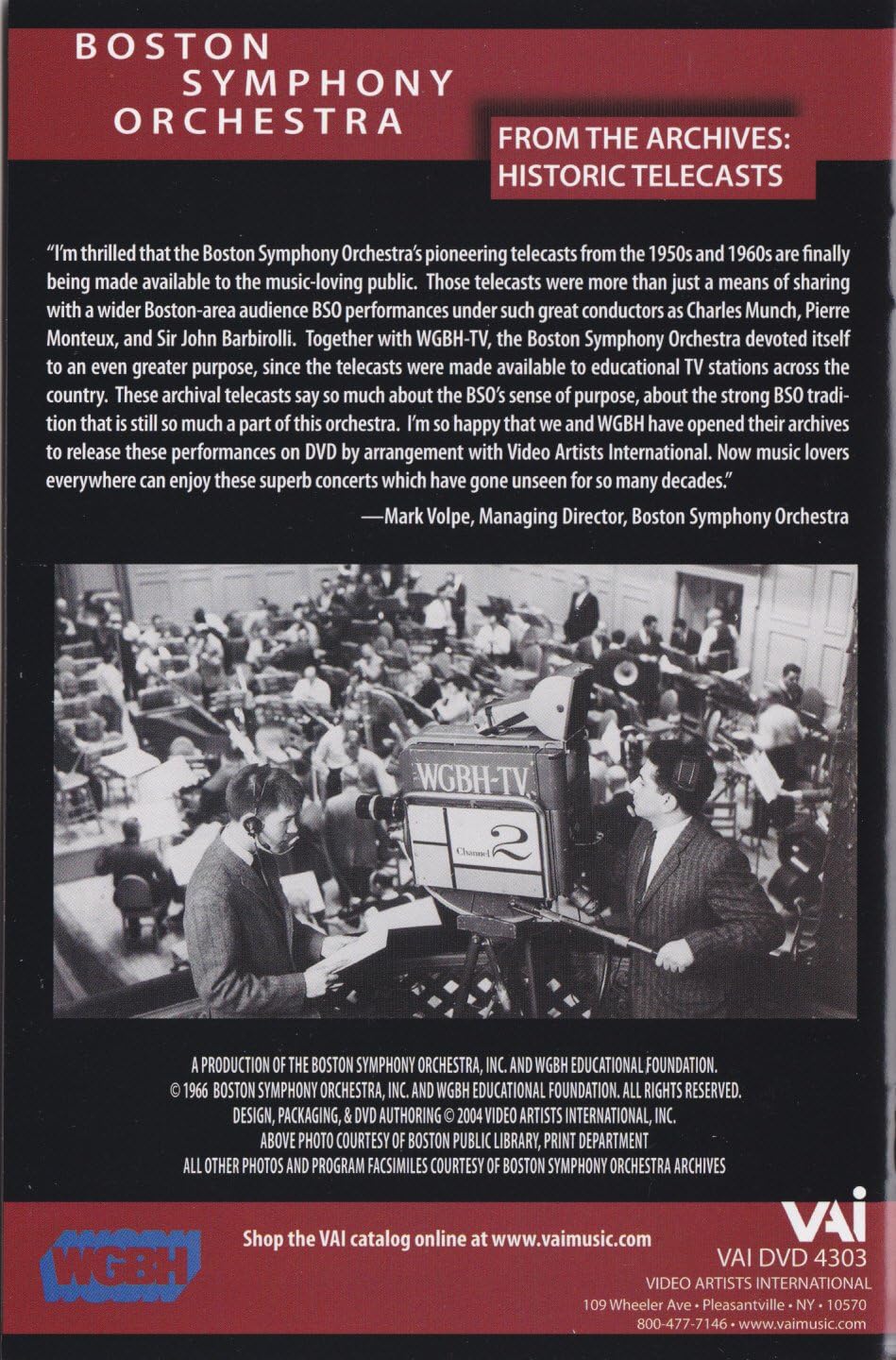 Charles Munch: Historic Telecasts