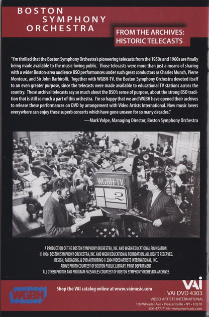 Charles Munch: Historic Telecasts