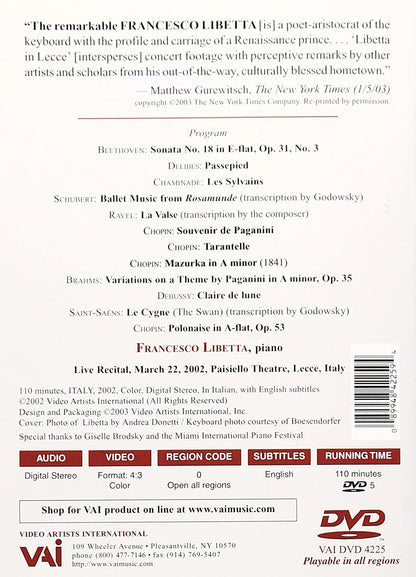 Francesco Libetta: The Art of the Virtuoso