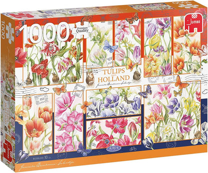 Jumbo Janneke Brinkman - Tulips of Holland, Jigsaw Puzzles for Adults, 1,000 piece