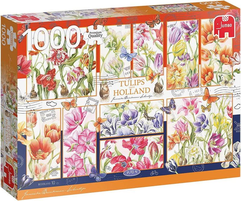 Jumbo Janneke Brinkman - Tulips of Holland, Jigsaw Puzzles for Adults, 1,000 piece