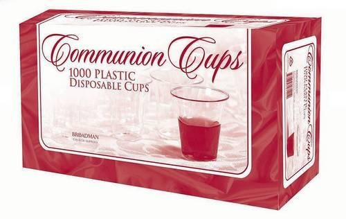 Plastic Communion Cups- Box of 1000