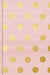 Pink with Gold Dots Journal