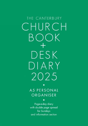 The Canterbury Church Book and Desk Diary 2025 A5 Personal Organiser Edition
