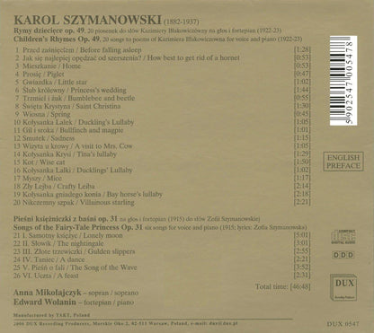 Songs (Mikolajczyk)