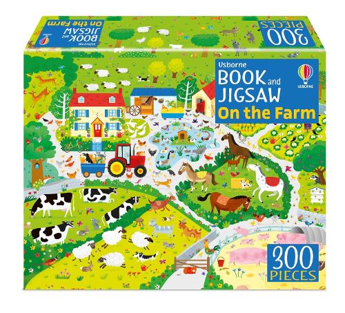 Usborne Book and Jigsaw On the Farm