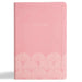 NASB Large Print Thinline Bible, Value Edition, Soft Pink Leathertouch