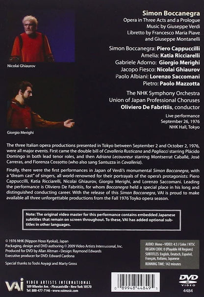 Simon Boccanegra: NHK Symphony Orchestra (Fabritiis)