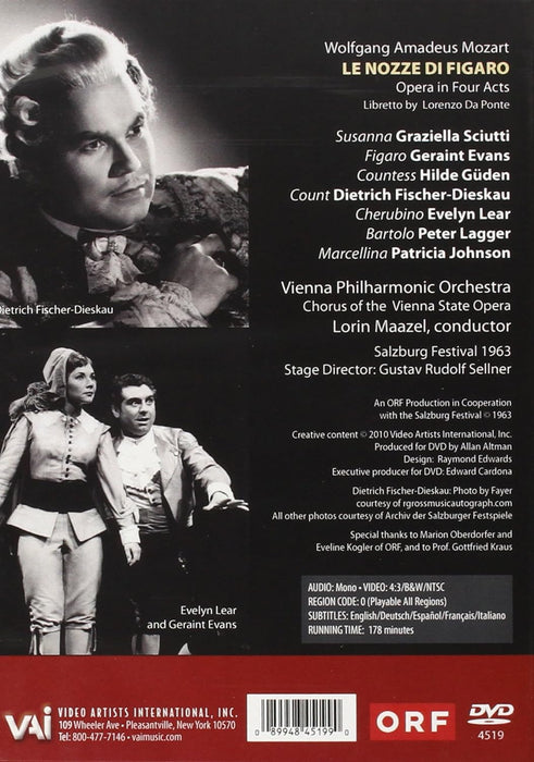 Le Nozze Di Figaro: Salzburg Festival (Maazel)