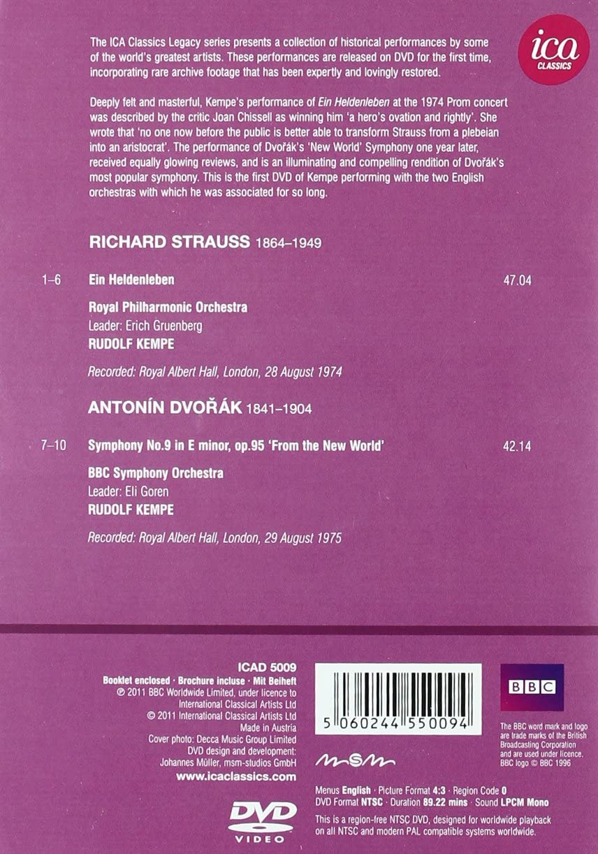 Strauss/ Dvorak: Kempe (Ein Heldenleben/ Symphony No.9)