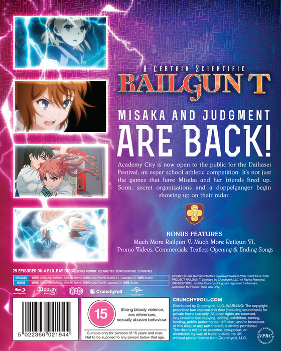 A Certain Scientific Railgun T - Season 3