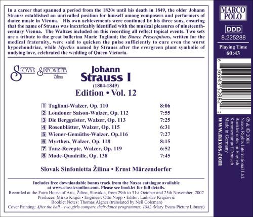 Edition - Vol. 12 (Marzendorfer, Slovak Sinfonietta Zilina)