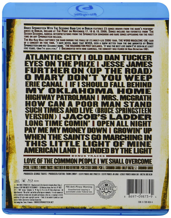 Bruce Springsteen With the Sessions Band - Live in Dublin