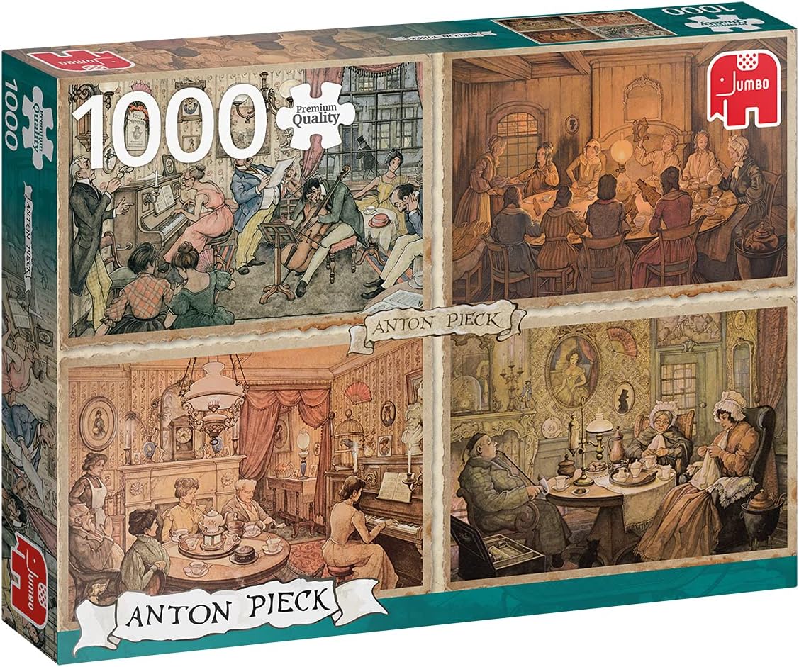 Jumbo- Falcon de Luxe-Newquay Harbour 1000 Piece Jigsaw Puzzle Langosta Piezas, Multicolor (11290